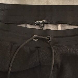 Karl Lagerfeld XXL Black Drawstring Pants worn once EUC